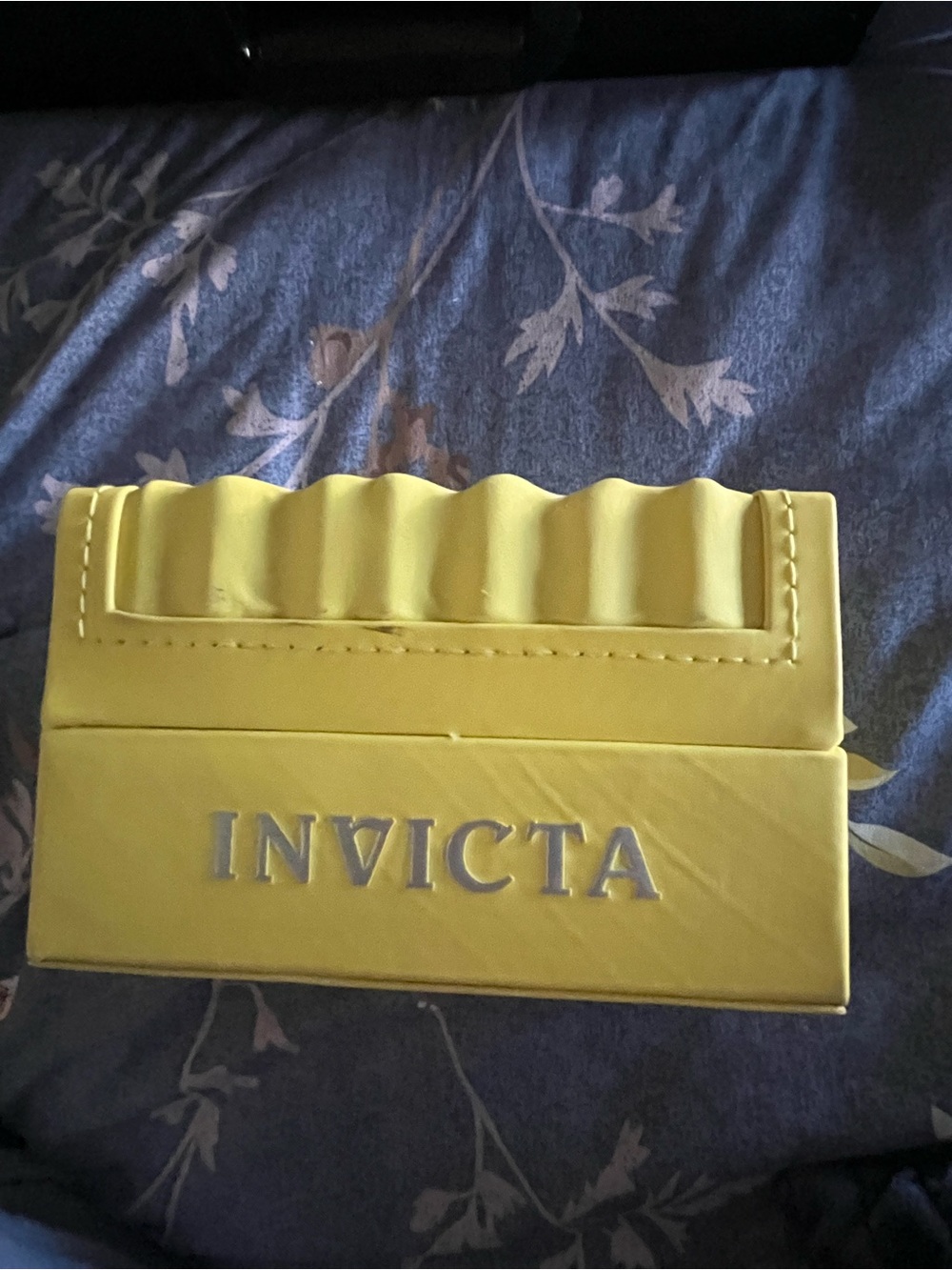 Invicta Silver and Black Chronograph Watch in Box - Picture 7 of 8